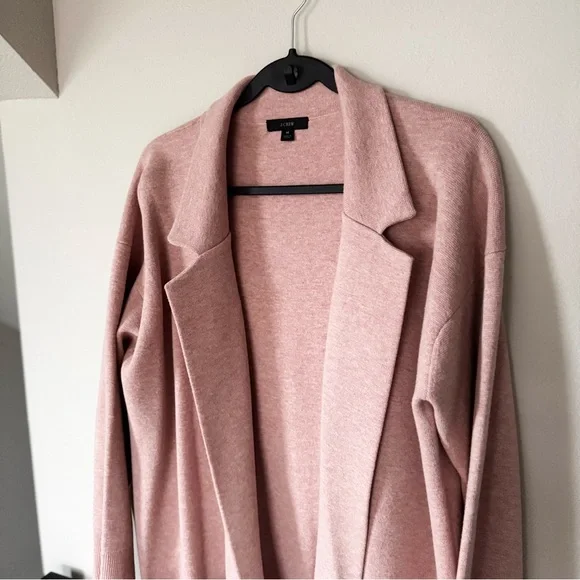 J. Crew - Ella Open-front Long Sweater-blazer M Heather Blossom - Picture 6 of 16